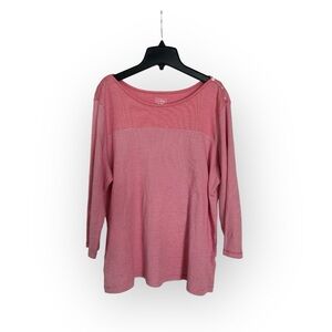 L.L. Bean 100% cotton casual top